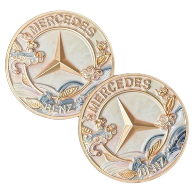 奔驰个性国风机盖车标