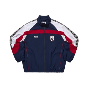【鹿晗同款】茵宝（umbro）官方男女同款英格兰钻石复刻串标夹克