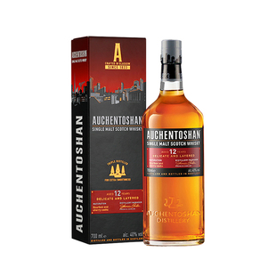 欧肯特轩12年单一麦芽威士忌Auchentoshan苏格兰洋酒行货700ml
