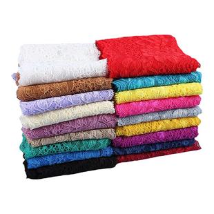 绿色蕾丝花边辅料高档宽8cm黑白弹力镂空领口沙发垫内裤装饰布料