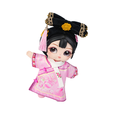 甄嬛传搪胶毛绒盲盒娃娃官方授权联名DUMIA骨架可动玩偶女生礼物