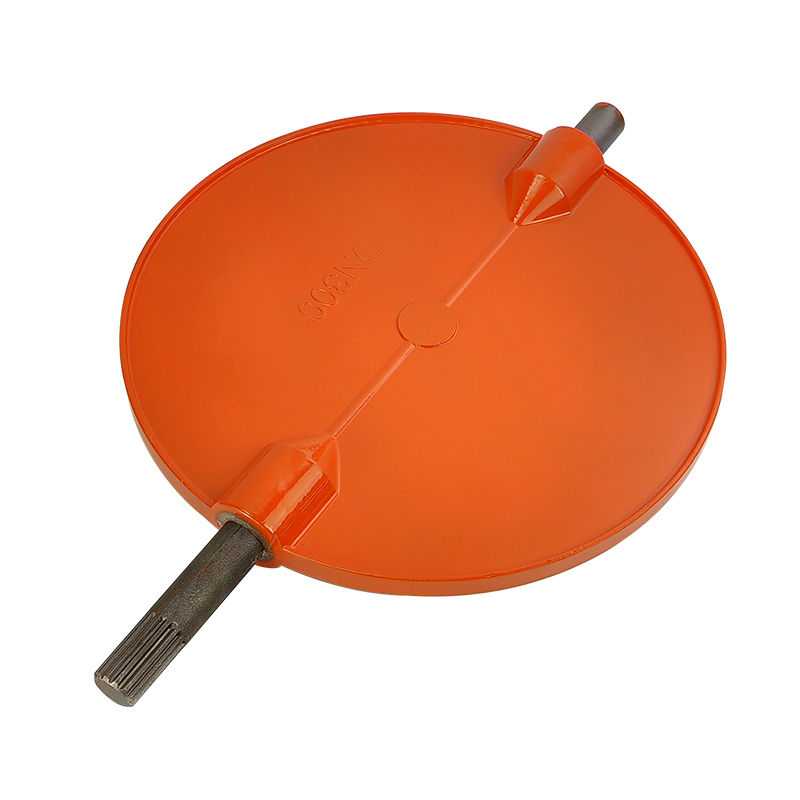 水泥罐气动粉尘蝶阀阀板配件大全dn100 150 200 300阀板250蝶板