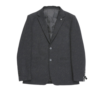 老钱风 卓越品质 90白鸭绒填充 秋冬男士商务高端羽绒西服西装