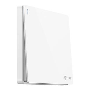 公牛一开单开双控开关一位双联楼梯双连家用86型暗装1开面板一灯