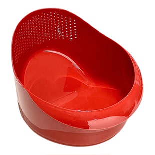斜坡洗菜盆沥水篮厨房家用大容量洗米滤水篮多功能洗水果淘米神器