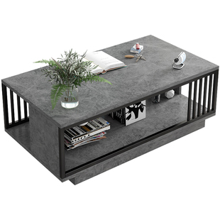 出租屋用轻奢现代设计感茶几多功能茶桌两用长方形茶台桌子DJ363