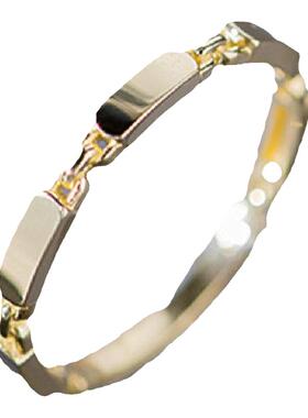 清木丨CaTwo光面戒指男女可戴