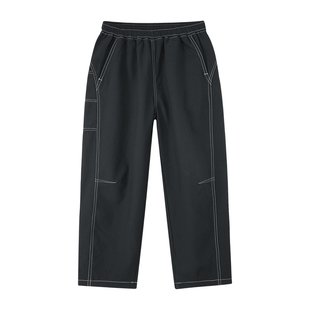 左西童装男童加绒运动裤冬装裤子2026新款儿童冬季一体绒保暖长裤