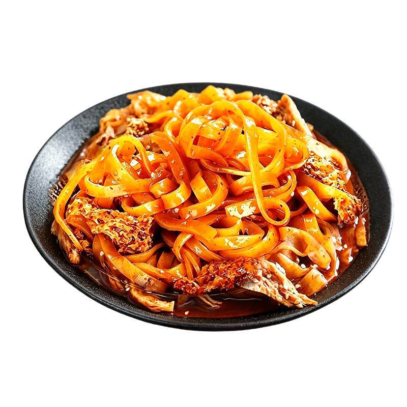 正宗擀面皮特产小吃红油麻酱凉皮速食牛筋食品面拌面代餐免煮凉拌