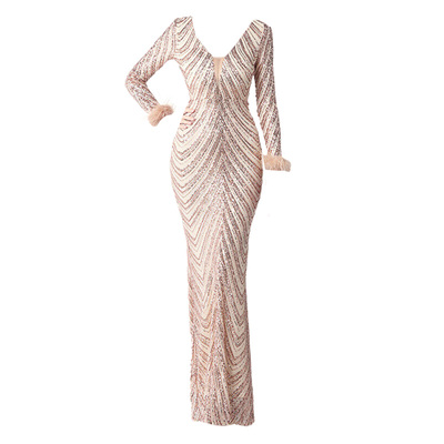 法式高级感轻奢小众晚礼服连衣裙