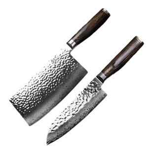 贝印旬刀大马士革菜刀家用日本进口刀主厨刀厨师刀专业刀具旗舰店