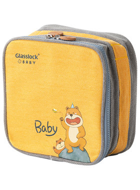 【自营】Glasslockbaby儿童饭盒袋保温便当包手提学生带饭装餐包