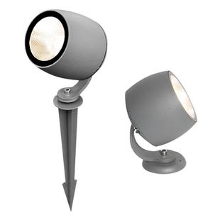 刻为太阳能射灯地插式户外防水草地花园灯室外庭院地灯照树灯