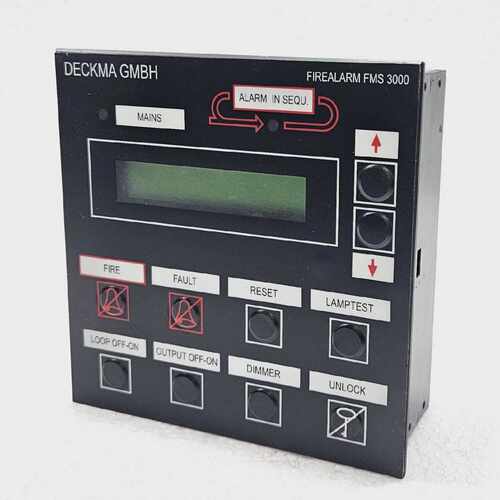 DECKMA GMBH FMS 3000 HT01-E6 FIREALARM OPERATOR DISPLAY UNIT