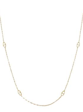 AUDREY姐姐超长款钛钢轻奢毛衣链