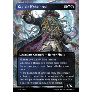 万智牌MTG自制卡牌EDH指挥官主题平闪卡代卡代牌套装卡牌异画现货