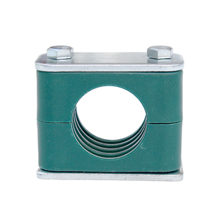 塑料管夹轻型单孔镀锌焊接底板船用液压油管钢管电缆专用管卡管夹