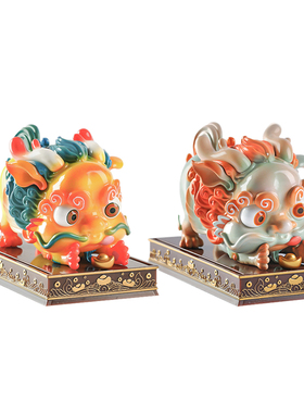 开天工作室可爱风貔貅摆件