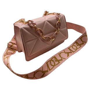 流行简约休闲手提包时尚质感小众百搭个性宽肩带小方包斜挎包