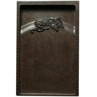 国家非物质文化遗产 肇庆端砚《貔貅》8寸宋坑砚台 正宗老坑天然原石纯手工高档砚台 精品文房四宝