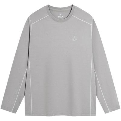 特步打底长袖t恤男女2025秋新款透气户外情侣运动健身跑步训练服