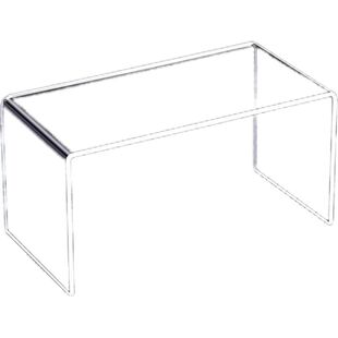 透透明亚克力展示架置物架u型U型桌面柜子分层架透明增高家庭商务