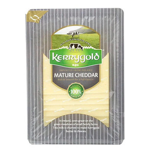 临期金凯利成熟切达干酪片汉堡芝士片烘焙原料原制即食奶酪片