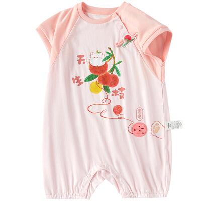 巴拉巴拉IP联名婴儿衣服连体衣
