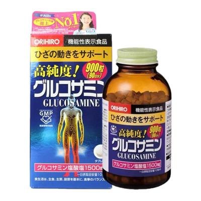 日本欧力喜乐ORIHIRO立喜乐氨糖软骨素维骨力氨基葡萄糖膝盖900粒