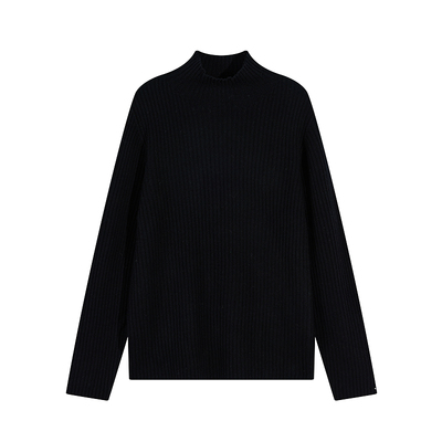 美特斯邦威羊毛衫女士冬季新款半高领修身简约百搭打底针织衫毛衣