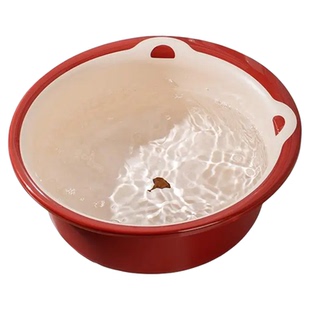 塑料盆子家用洗脸盆加厚耐用洗衣用洗菜盆子萌趣撞色洗头水盆洗脚