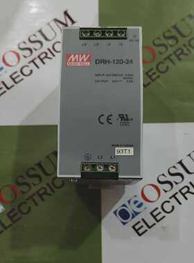 MEANWELLDRH12024电源供应输入440VAC输出24VDC5AMP快速发货