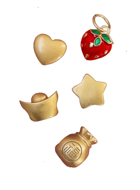 diy手绳配饰情侣铜镀金