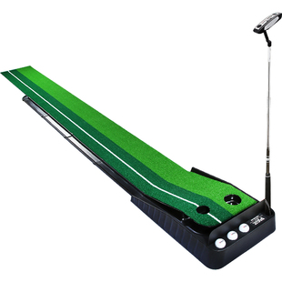 室内高尔夫推杆练习器模拟迷你果岭毯家庭办公室玩具成人儿童球杆