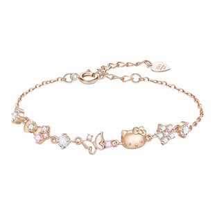 潮色绘xHelloKitty女生手链纯银小众恋爱周年100天纪念日生日礼物