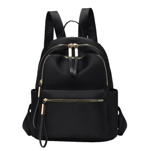 牛津布双肩包女2024新款潮韩版超火百搭休闲旅行帆布小背包女包包