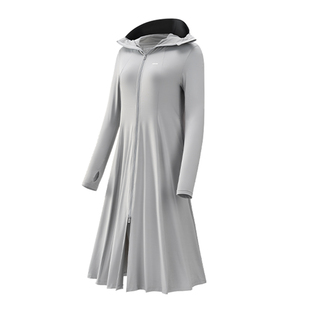 SIINSIIN长款防晒衣女2026春季薄款户外全身防紫外线原纱冰皮外套