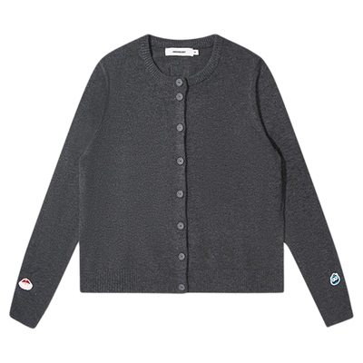 UNDERBOBO慵懒风圆领毛衣开衫女