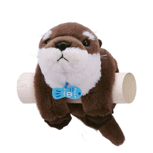 波普自然欧亚水獭毛绒拍拍手环原创设计可爱玩偶礼物嘤嘤怪啪啪圈