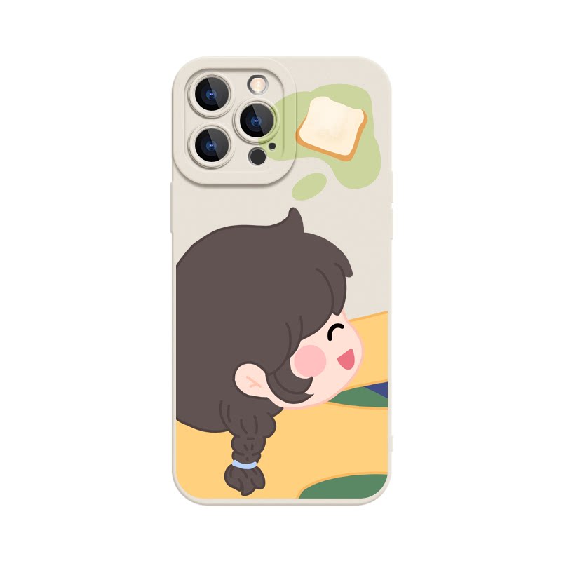 适用苹果iphone液态硅胶男女新款