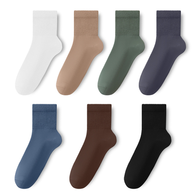 冠军同款袜子男士纯棉中筒袜