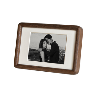 黑胡桃木榫卯相框摆台洗照片做成6 7 8寸10高级感实木画框定制diy