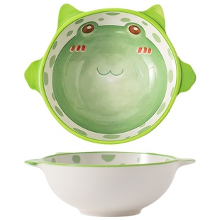 味碟家用陶瓷蘸料碟日式卡通小碟子吐骨碟酱料调味碟可爱小吃盘子