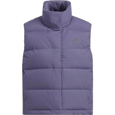 滔搏adidas阿迪达斯女子HELIONIC VEST立领休闲羽绒马甲KQ5534