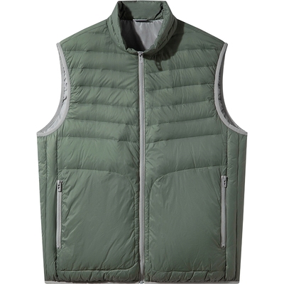 PONY波尼秋冬新品白鸭绒羽绒背心