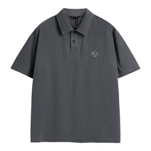 DICEOFF索罗娜凉感面料纯色POLO衫日系潮牌夏季新款翻领短袖T恤男