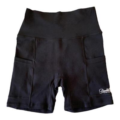 bombshell带兜显臀短裤健身收腹