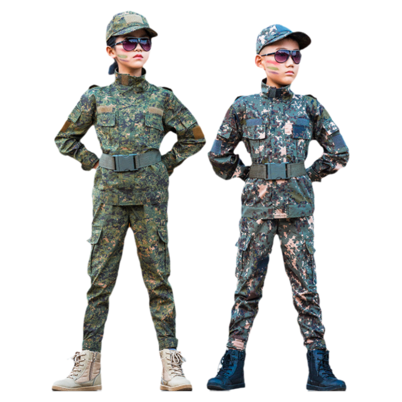 儿童迷彩服男女童特种兵套装