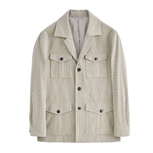 挚爱意式猎装 复古抗皱灯芯绒 秋冬SAFARI夹克中长款外套 DAJ360