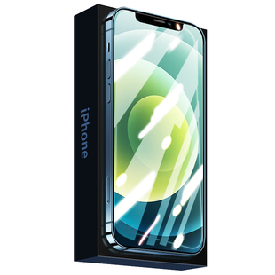 iphone12钢化膜12promax苹果12手机pro全屏max贴膜mini萍果pormas高清ip不沾指纹pormaxs平果pormax刚pr0适用